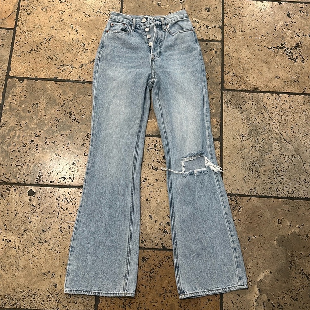 Women’s jeans from pacsun size 24 high rise bootcut light wash